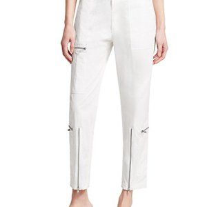 HELMUT LANG Flight zip-detailed cotton-blend twill